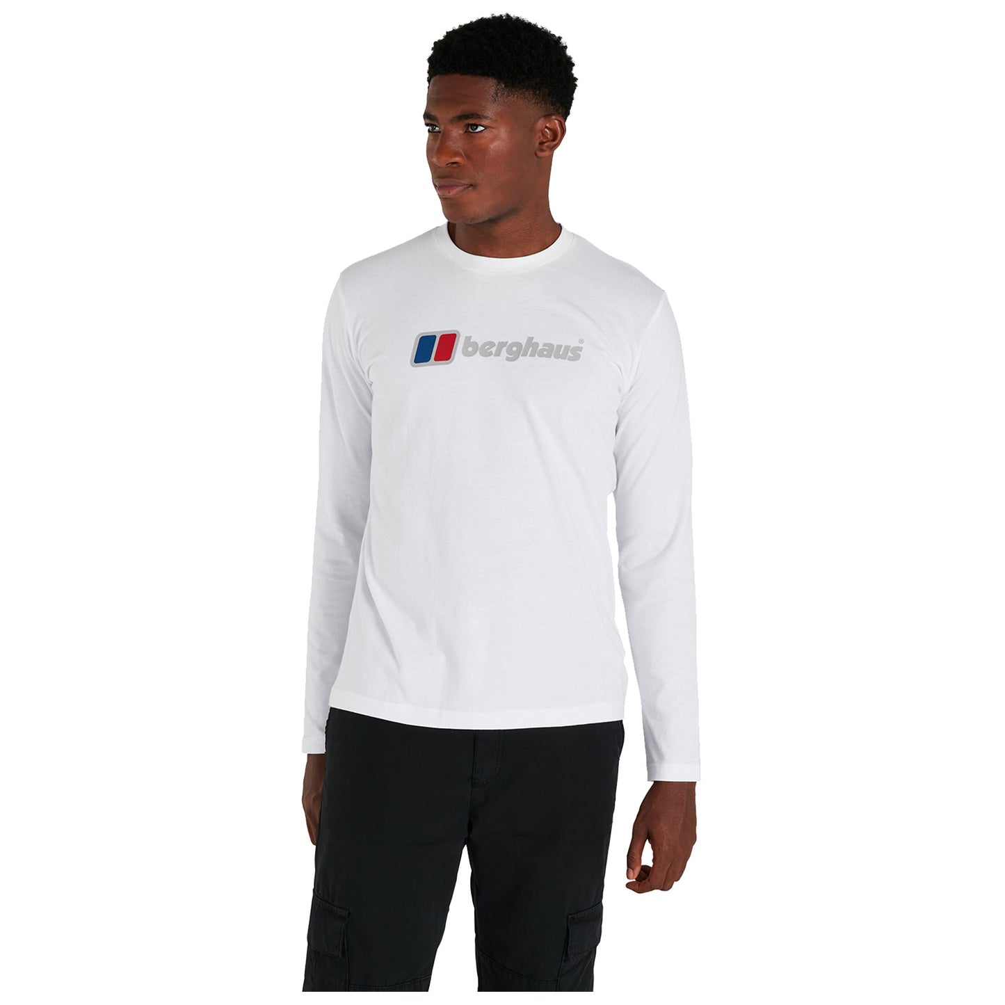 Berghaus Mens Organic Big Logo Long Sleeve T-Shirt