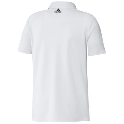 adidas Mens 3-Stripe Basic Polo Shirt