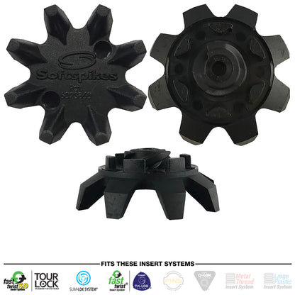 SoftSpikes Black Widow Replacement Golf Cleats