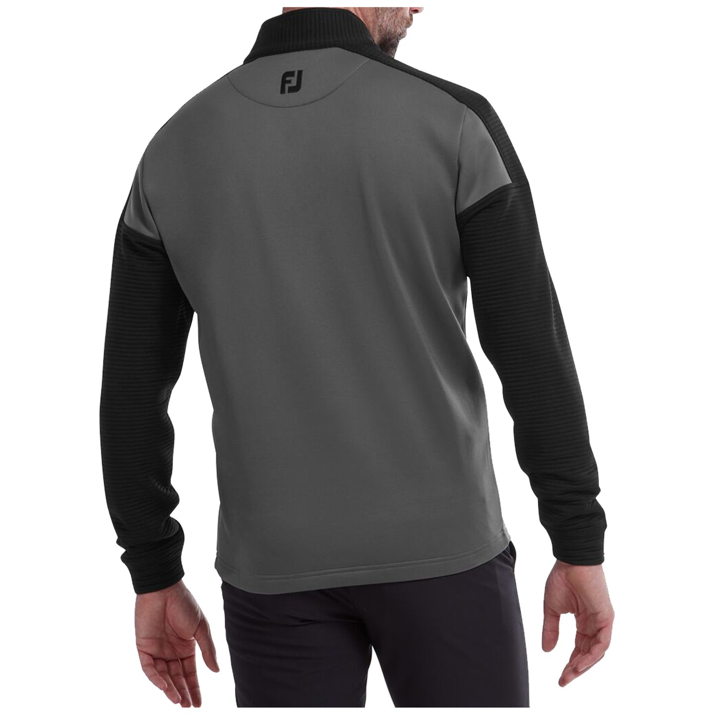 FootJoy Mens Ribbed Chill-Out Xtreme Half Zip Top