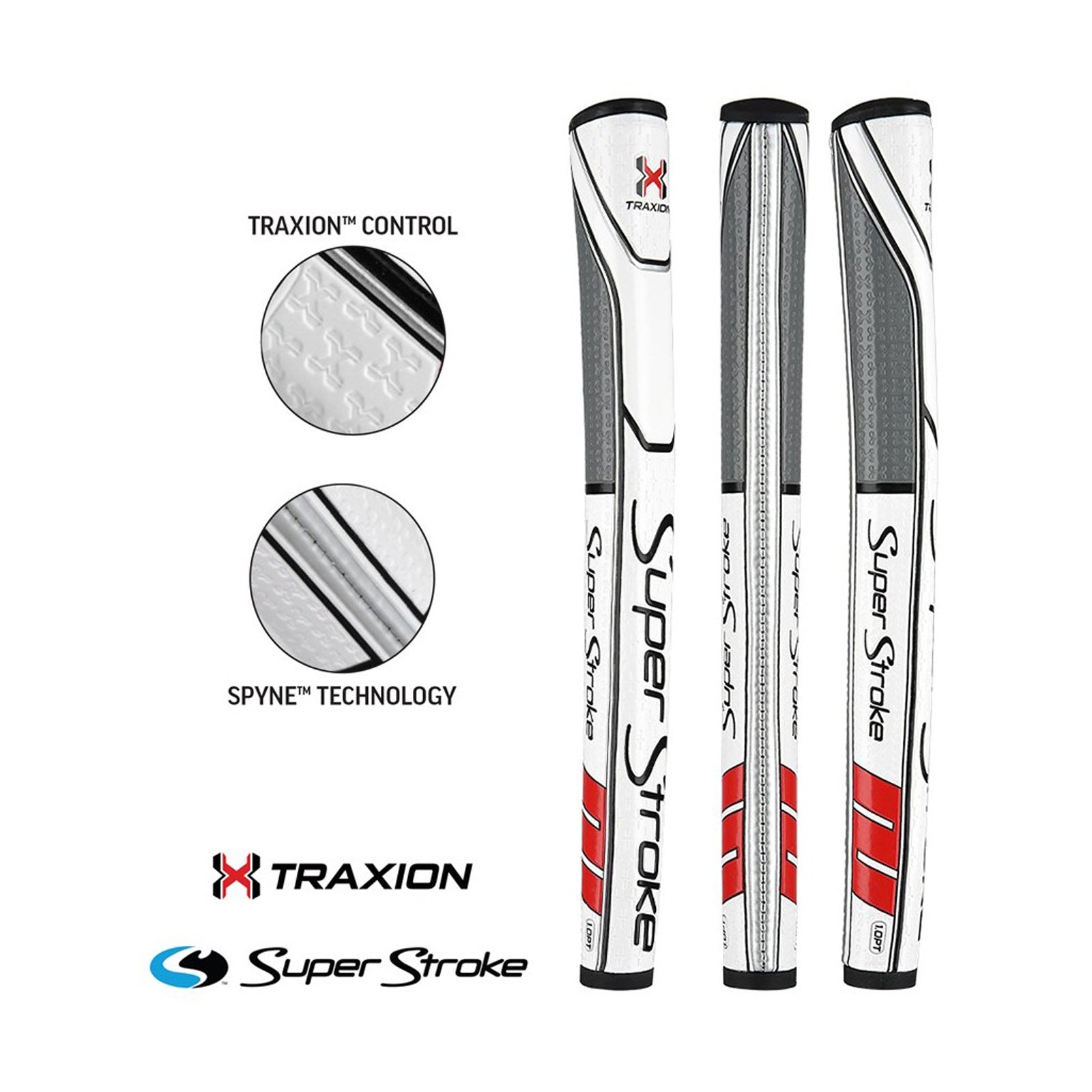 SuperStroke Traxion 1.0PT Putter Grips