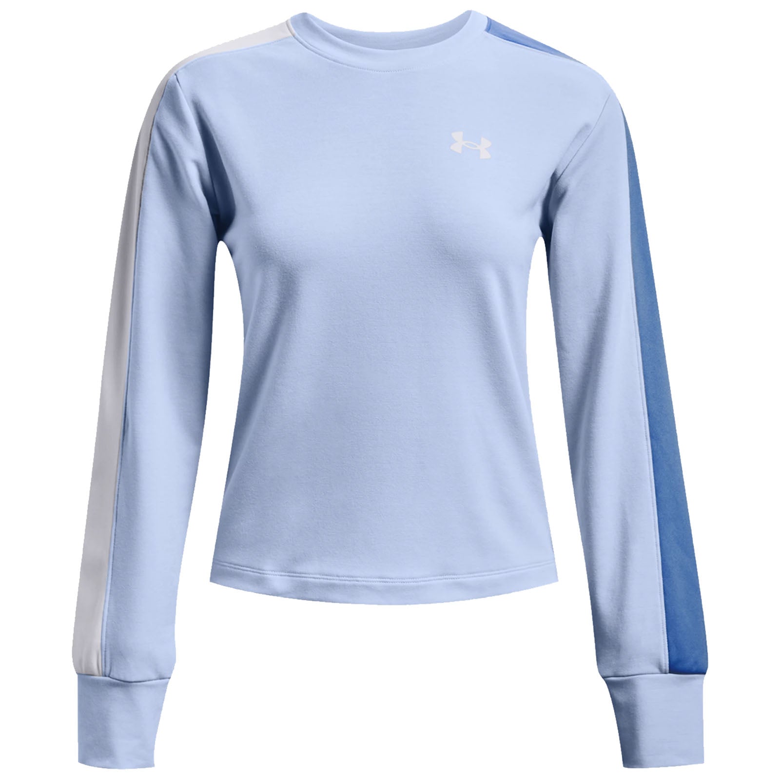 Under Armour Ladies Rival Terry Colourblock Crew Sweatshirt