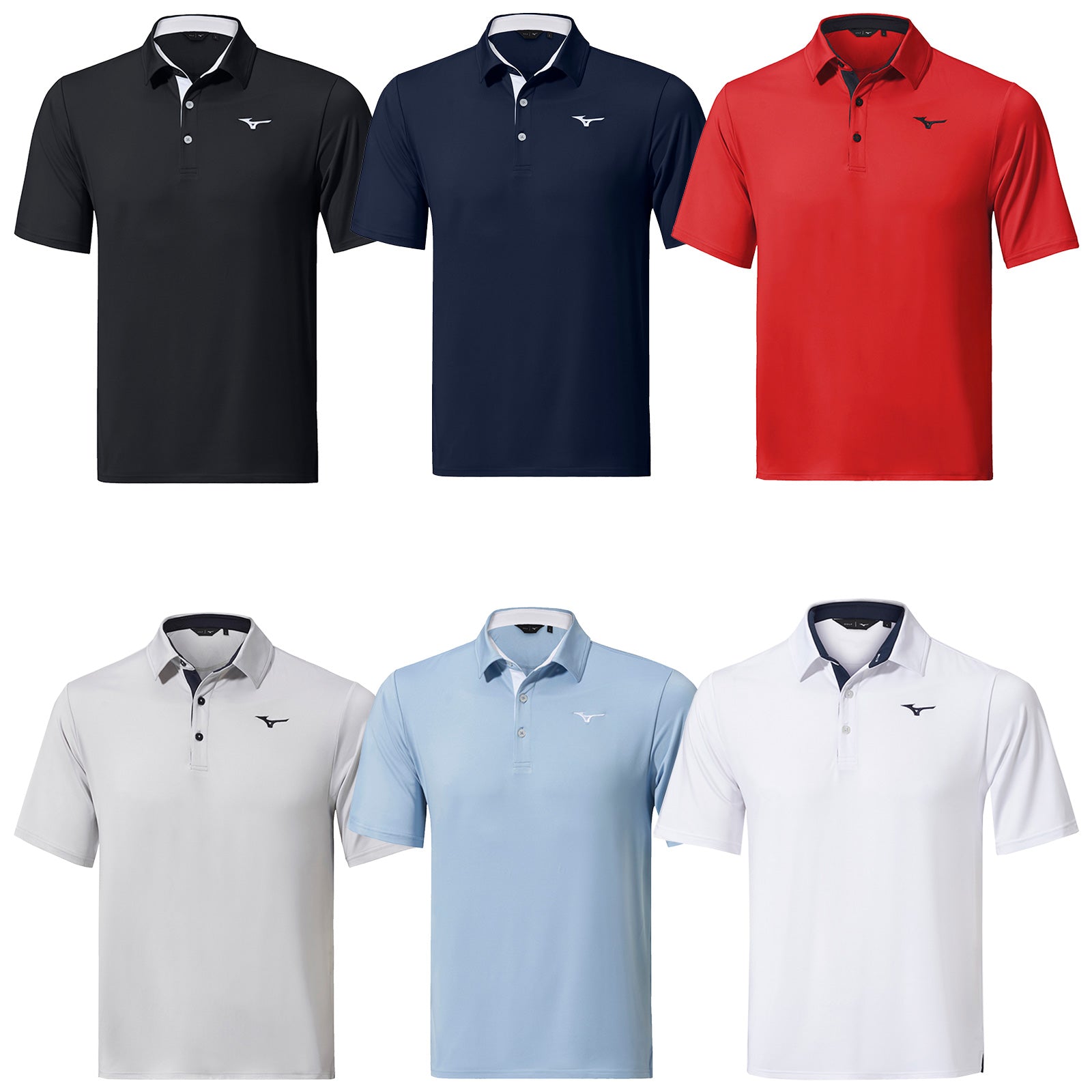 Mizuno Mens Quick Dry Comp Polo
