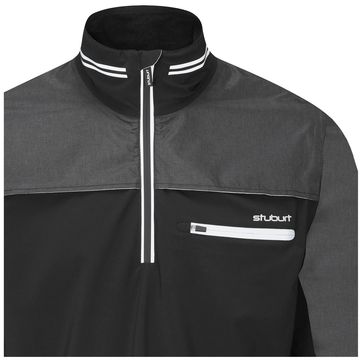 Stuburt Mens Evolution Reflective Waterproof Half Zip Jacket