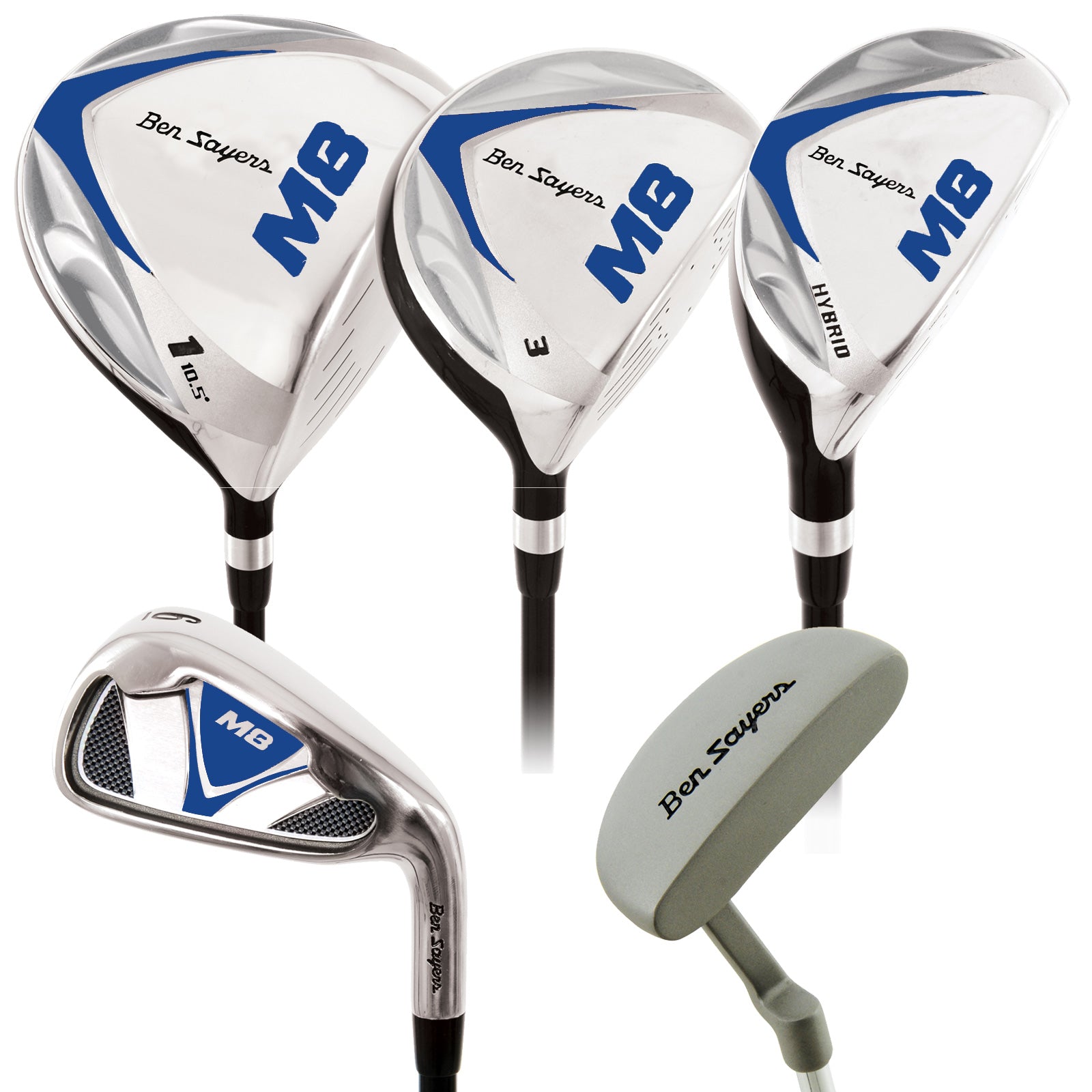 Left Handed Ben Sayers Mens M8 Stand Bag Full Package Set