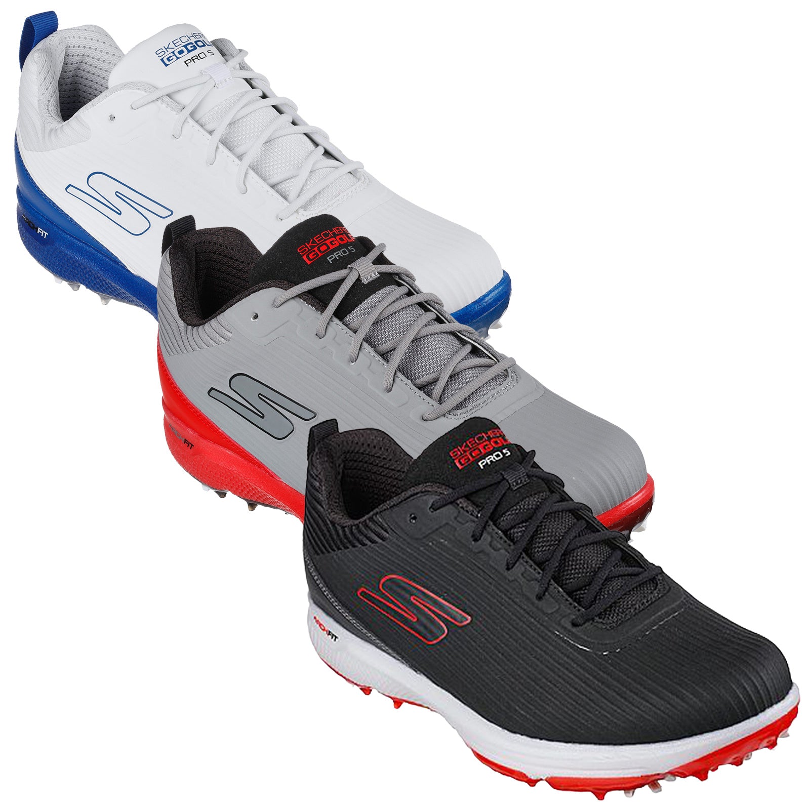 Skechers Mens Pro 5 Hyper Golf Shoes