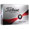 A silver box of Titleist Pro V1x golf balls prominently displays the brand name and a slogan claiming it as the number one ball in golf against a smooth, gradient background.