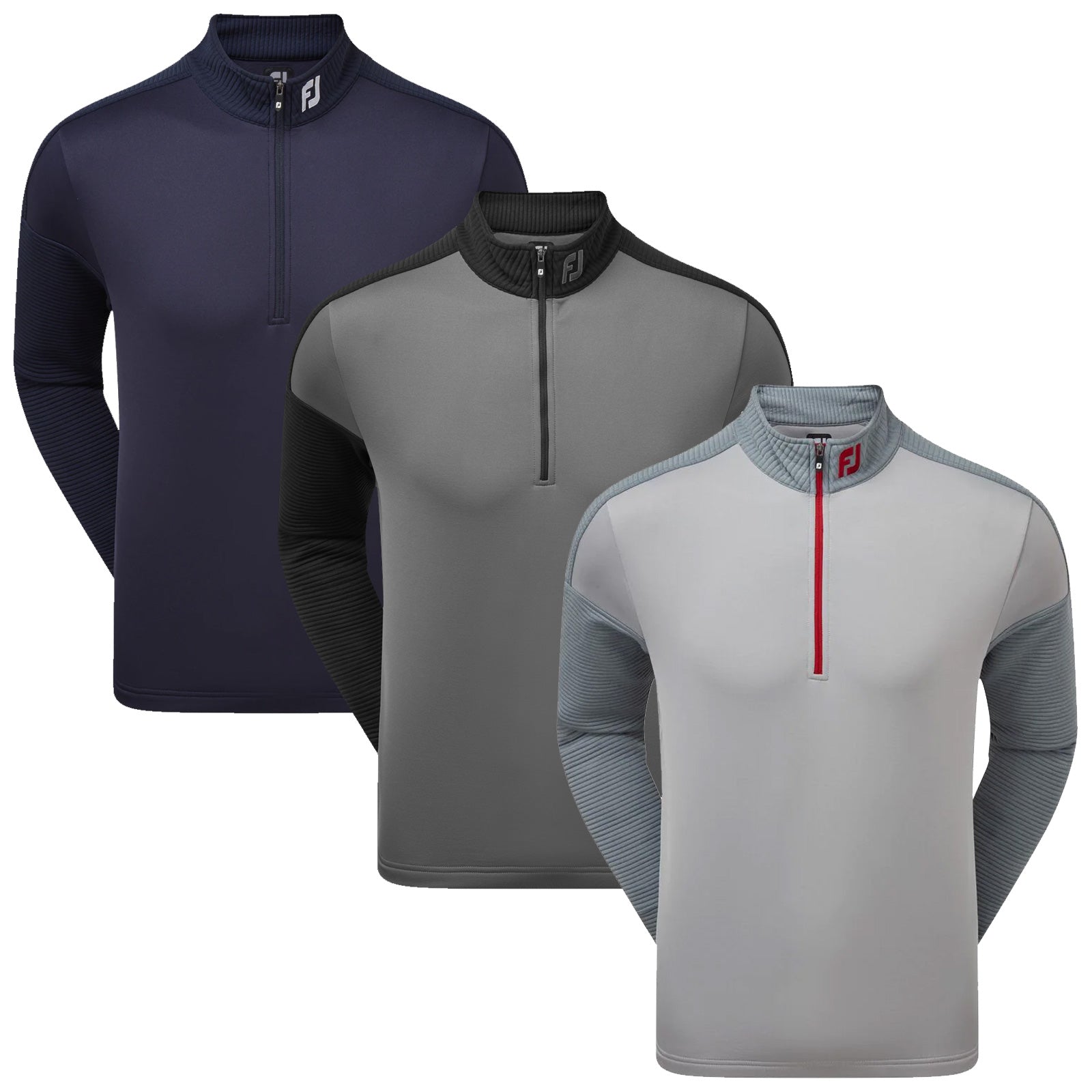 FootJoy Mens Ribbed Chill-Out Xtreme Pullover