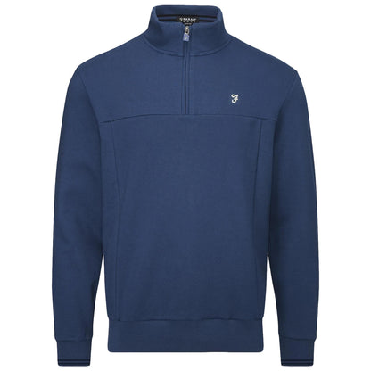 Farah Mens Tisdale Half Zip Top