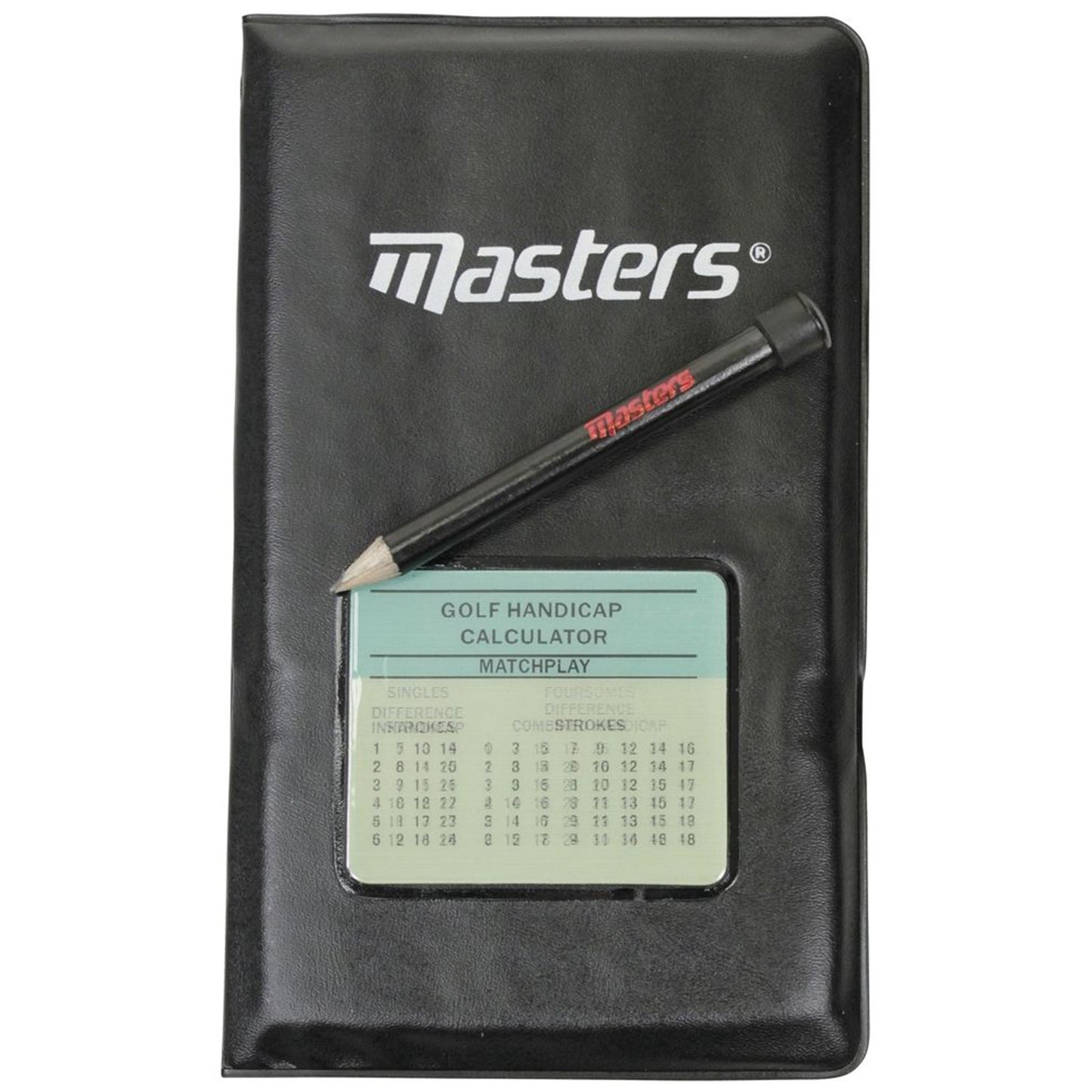 Masters Deluxe Score Card Holder + Pencil