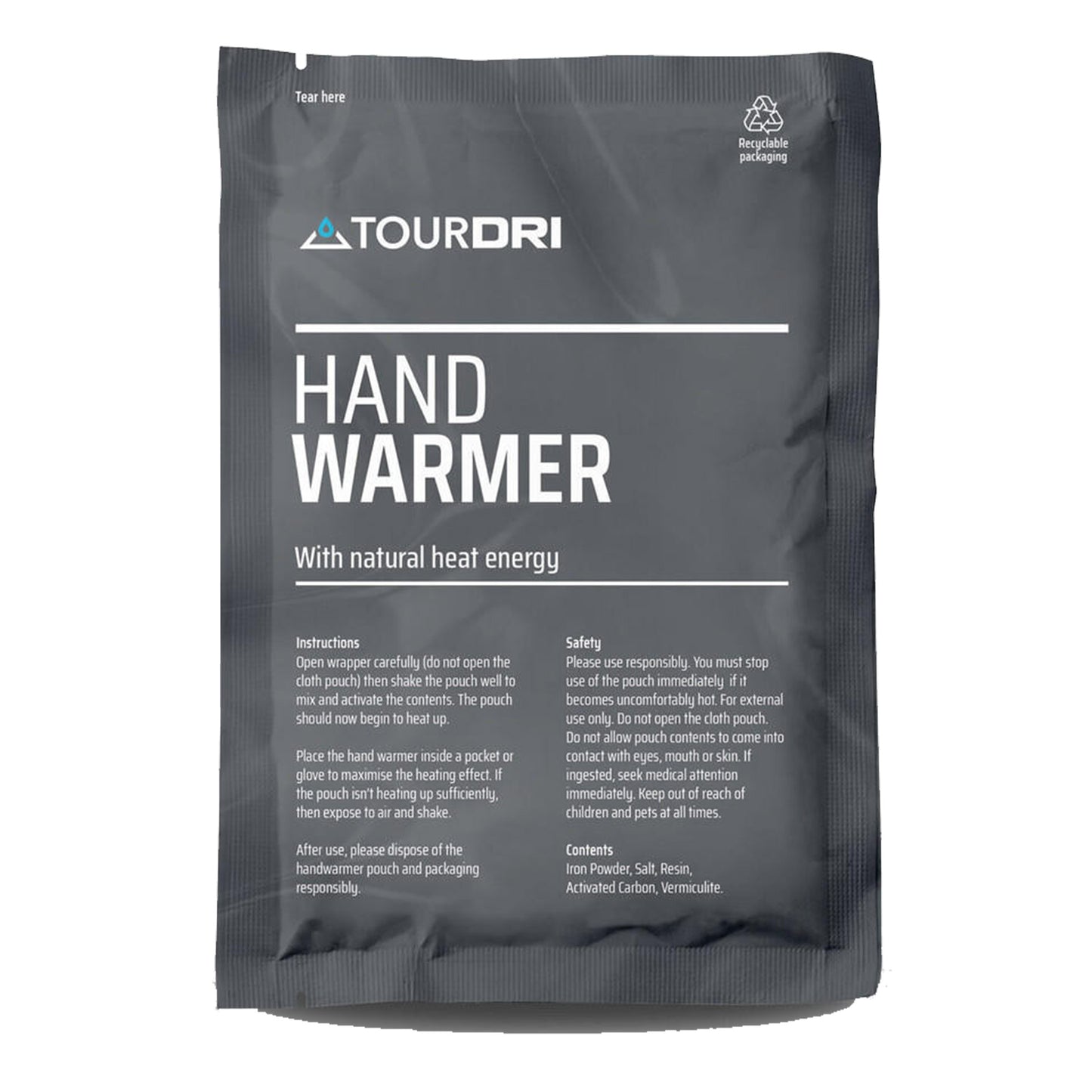 TourDri Hand Warmer Pairs GA084 5027084449605