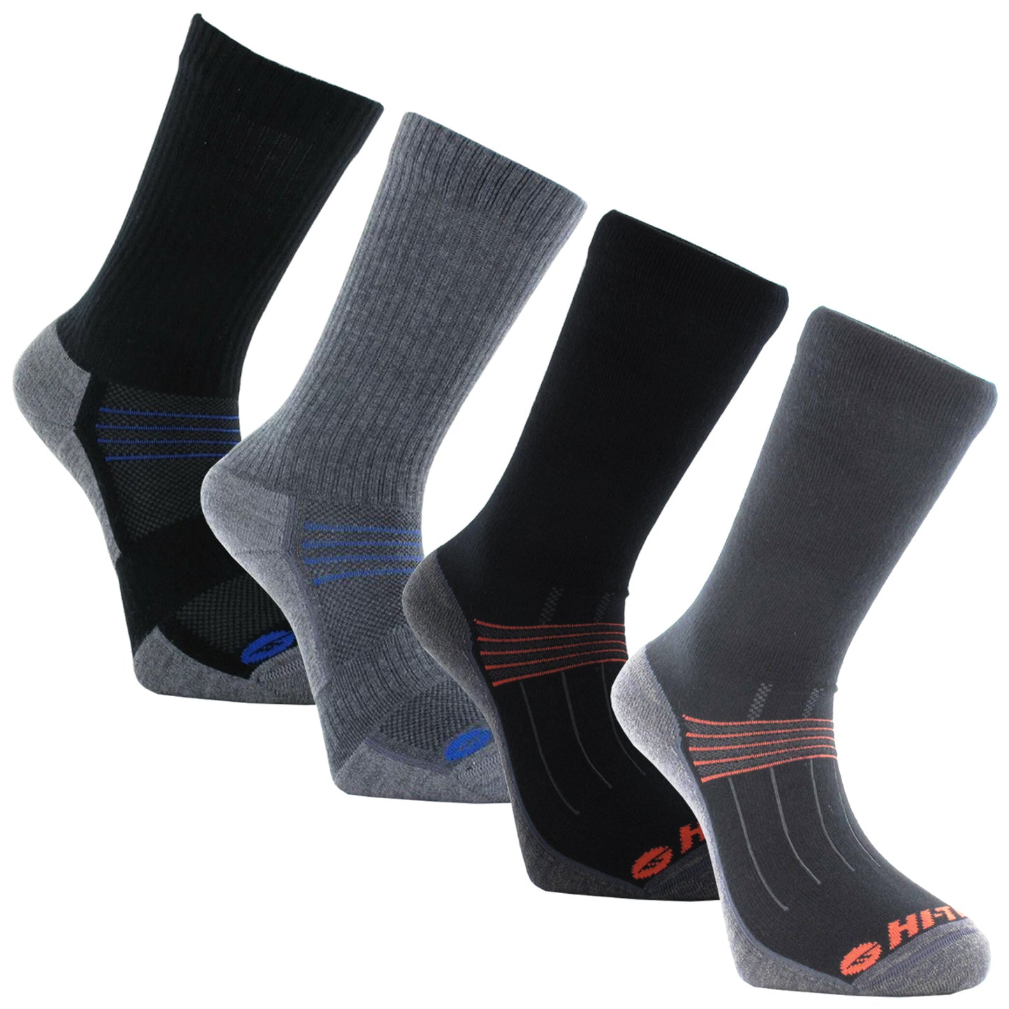 Hi-Tec Mens Altitude Hike Walking Socks (3 Pairs)