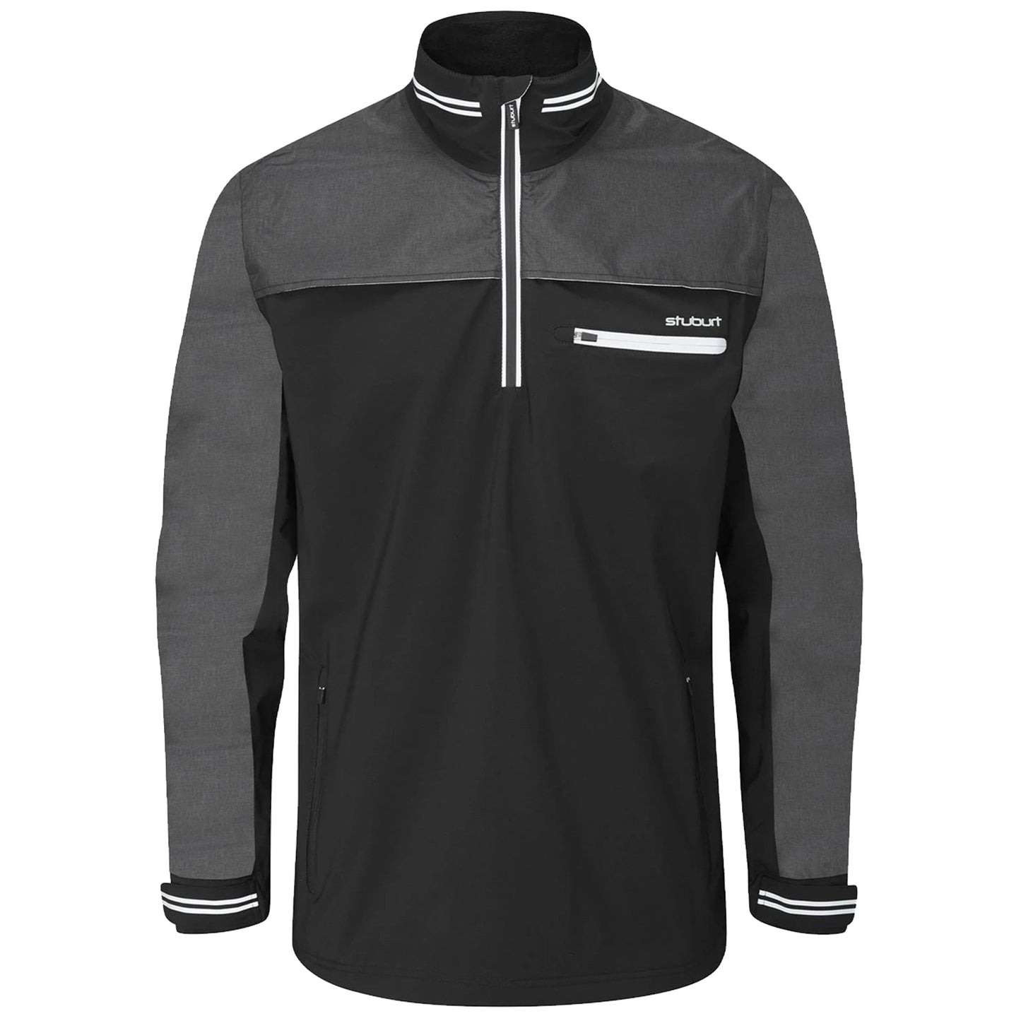 Stuburt Mens Evolution Reflective Waterproof Half Zip Jacket