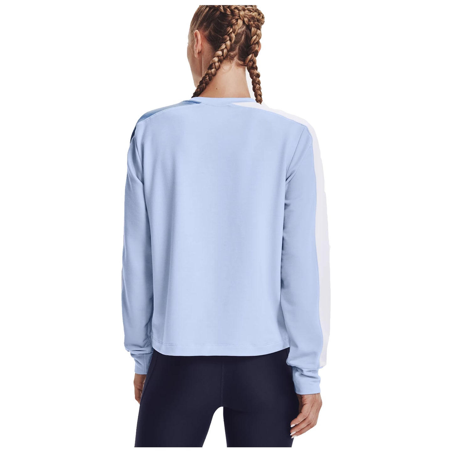 Under Armour Ladies Rival Terry Colourblock Crew Sweatshirt