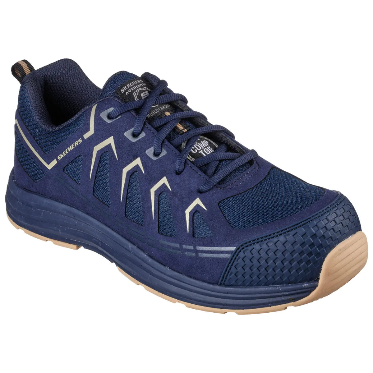 Skechers‎ Mens Malad Comp Toe Sneaker Navy Size 7.5 New Skechers Men main image 4