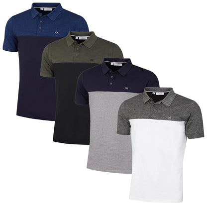 Calvin Klein Mens Colour Block Polo Shirt 