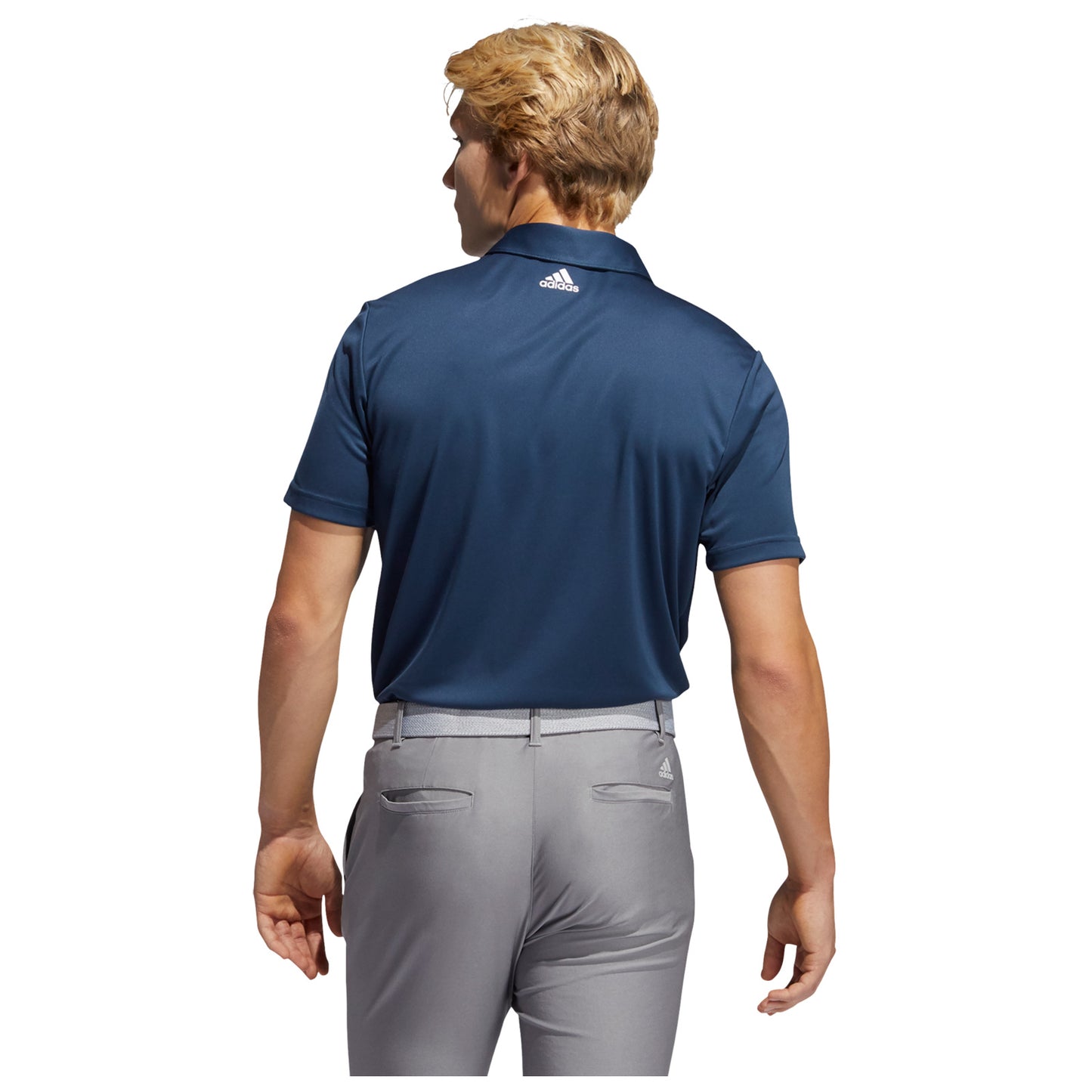 adidas Mens 3-Stripe Basic Polo Shirt