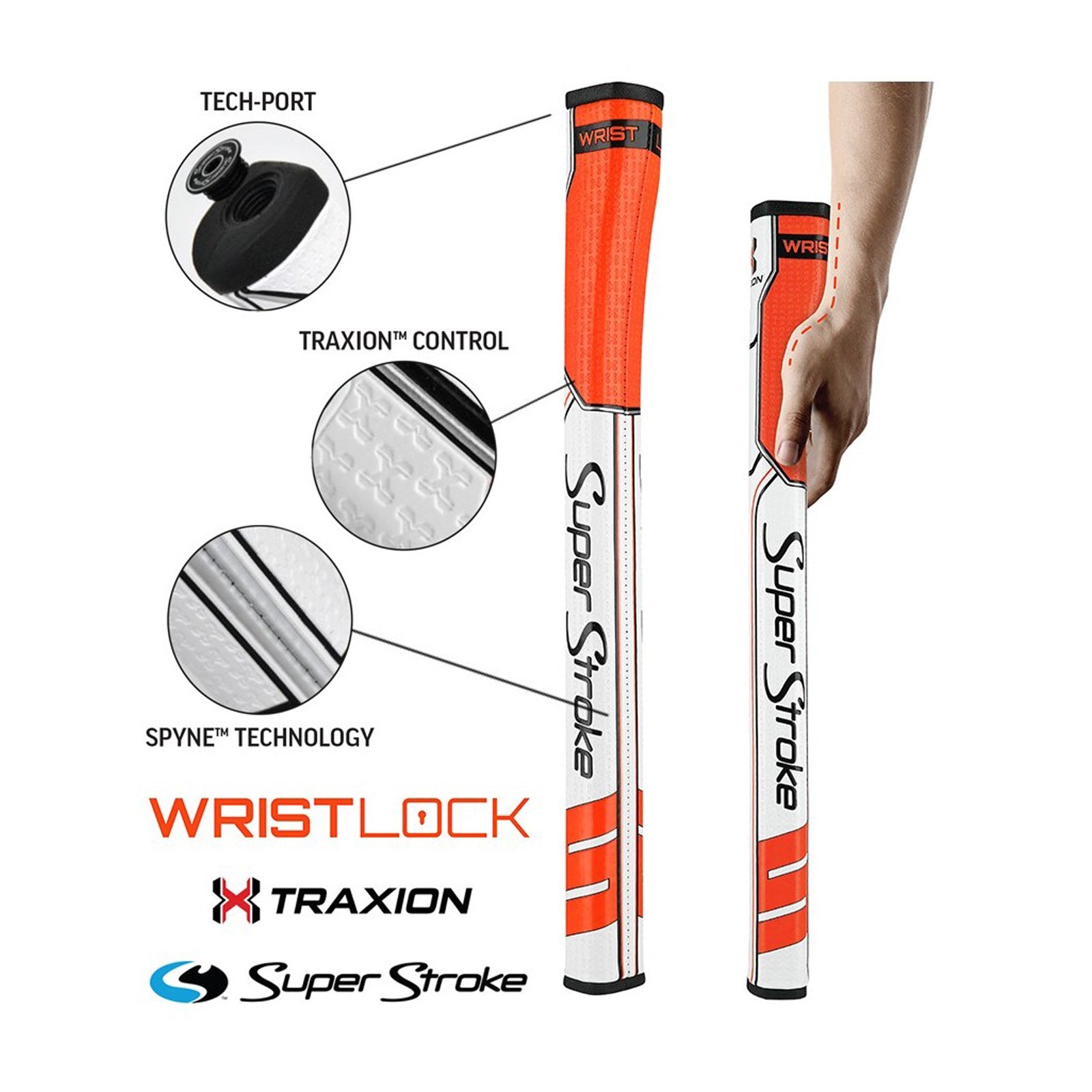 SuperStroke Traxion Wristlock Putter Grips
