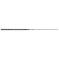 A golf shaft is displayed horizontally showing a sleek design with a gradient from gray to white and branding text reading ASHENT and ALDILA suggesting it is a high-performance product for golfers.