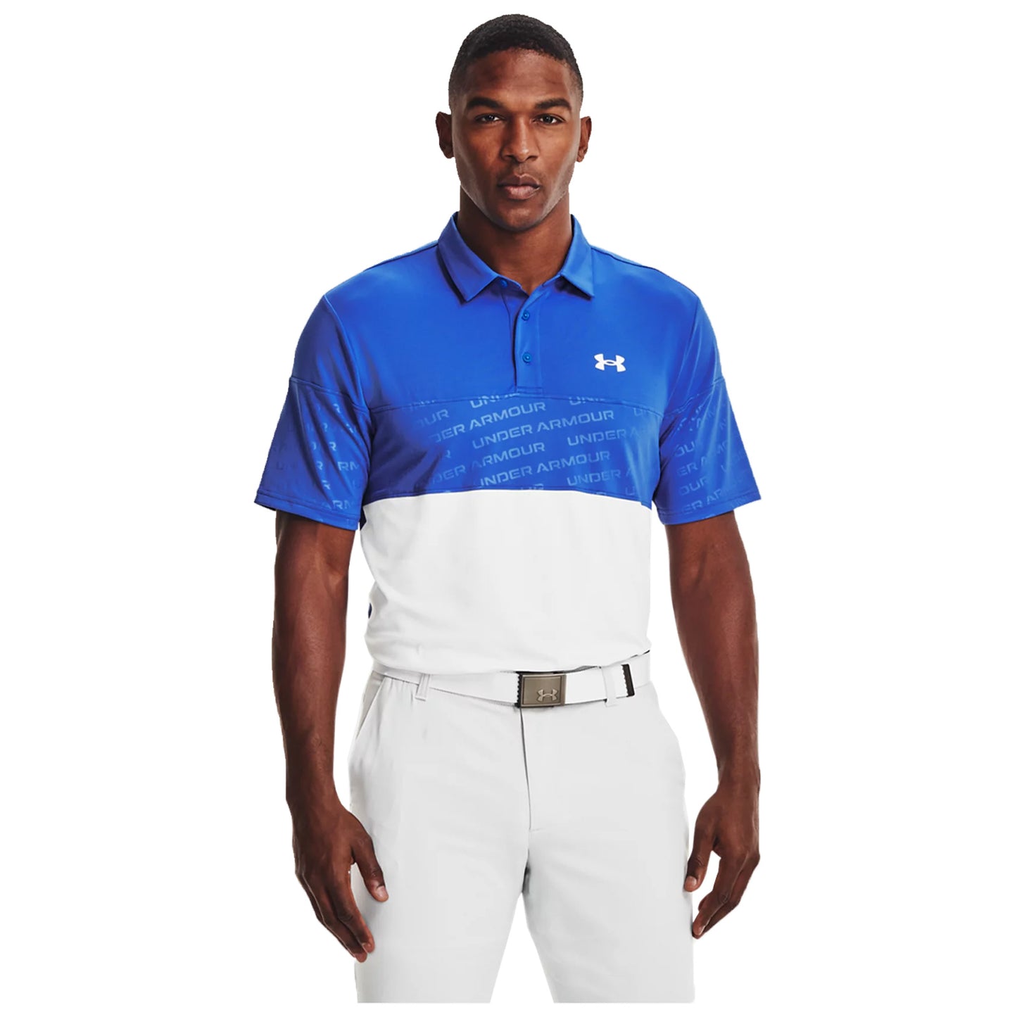 Under Armour Mens Playoff 2.0 Blocked Polo Shirt