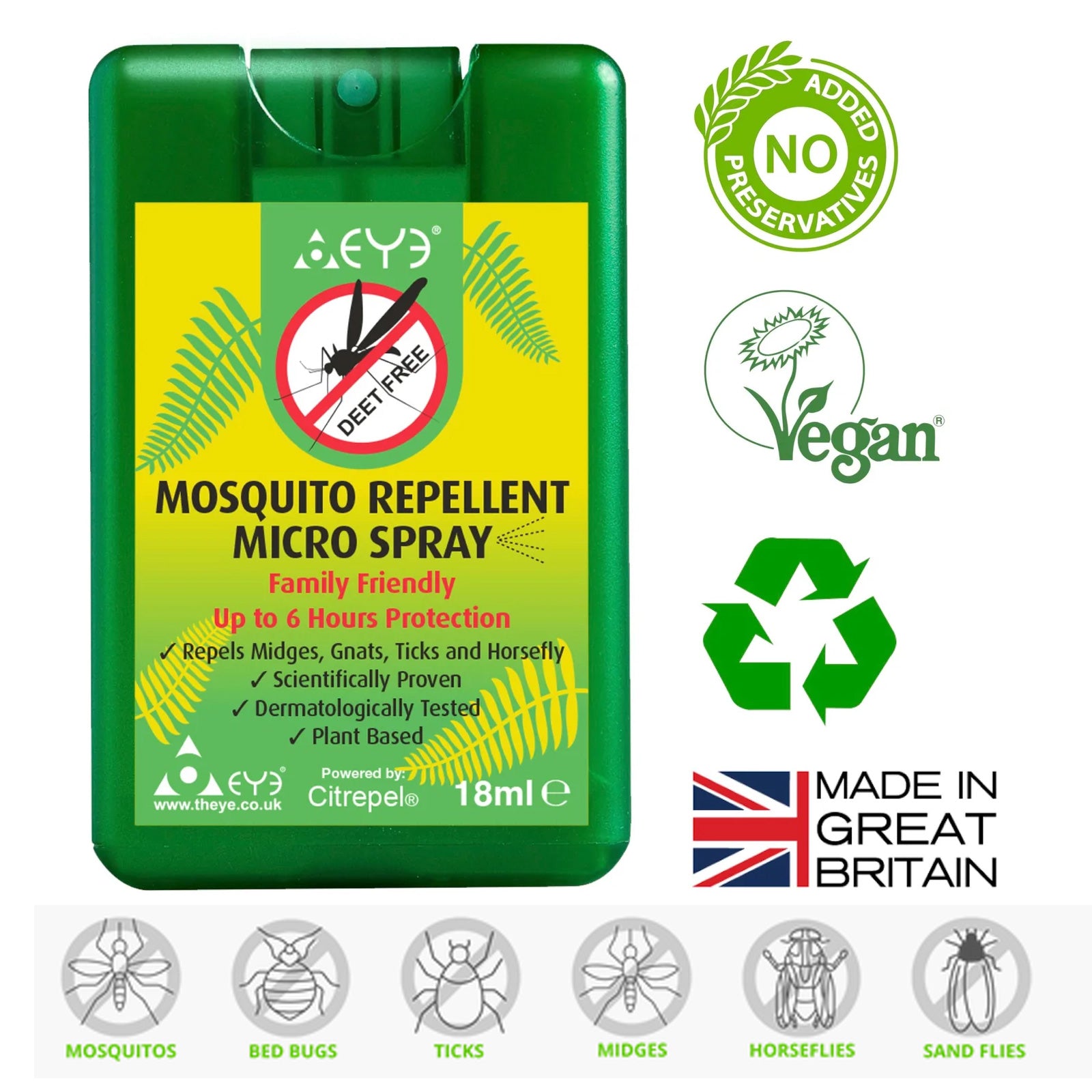 ThEye Mosquito & Insect Repellent Micro Travel Spray