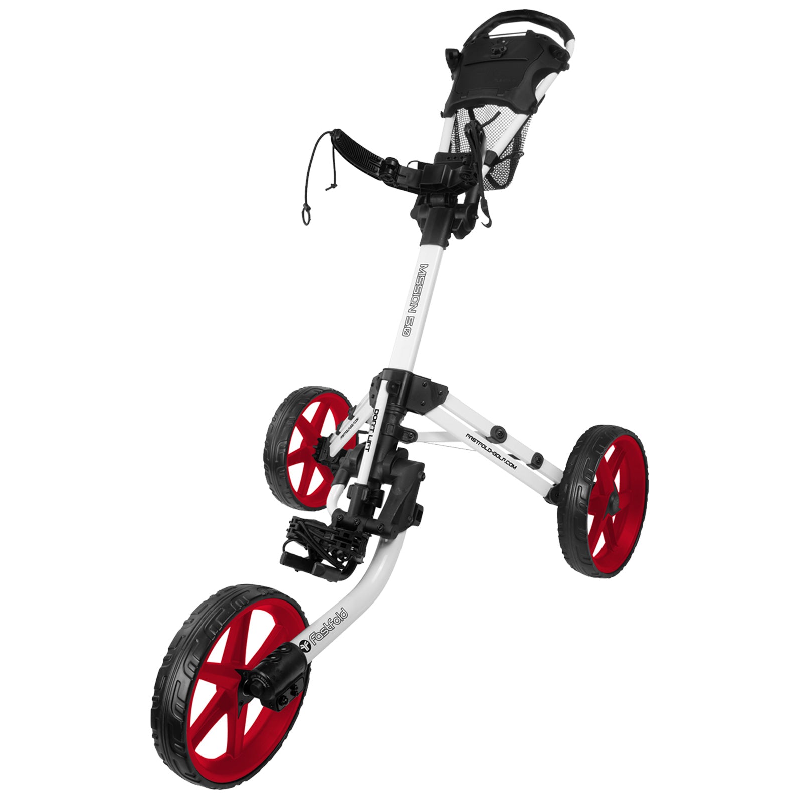 FastFold Mission 5.0 Trolley - Red Wheels